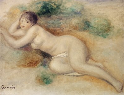 Nackte Figur eines Mädchens von Pierre Auguste Renoir